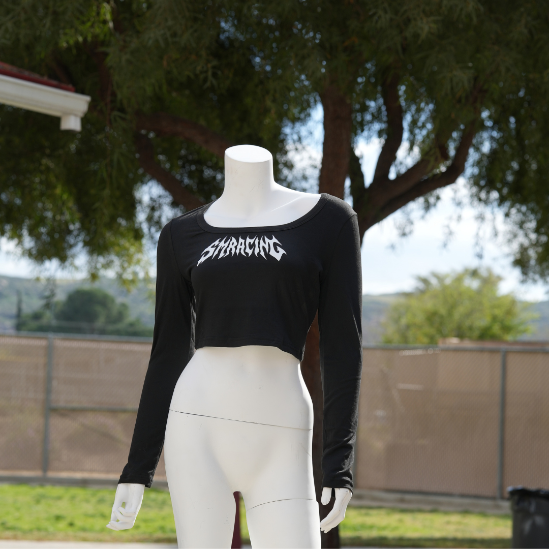 Flame SMRacing Cropped Long Sleeve