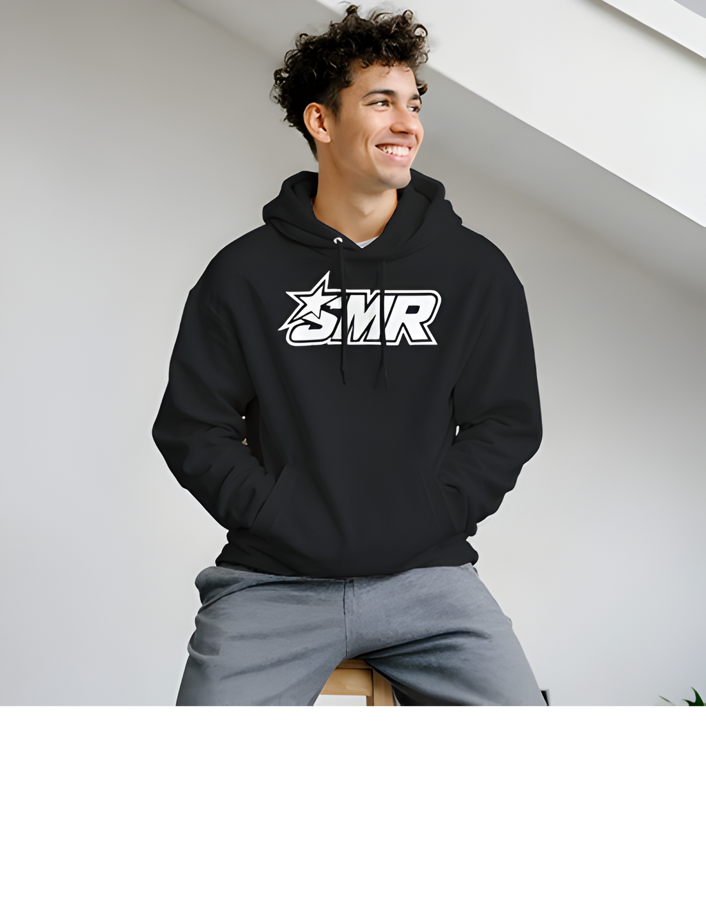 Star SMR Brand Logo Hoodie